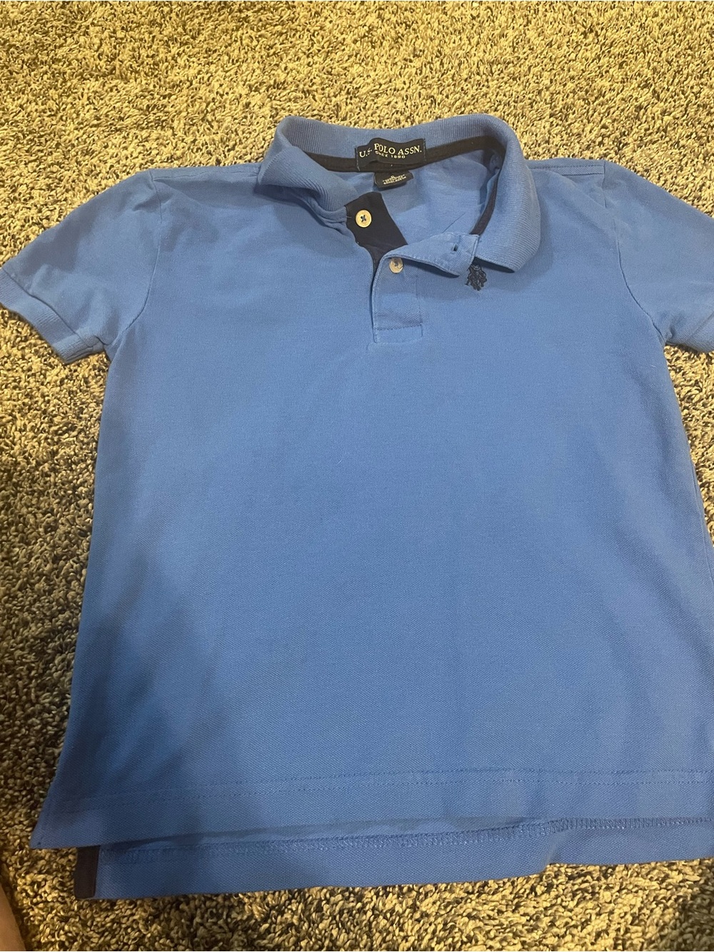 U.S. Polo Assn. Boys' Blue Polo Shirt